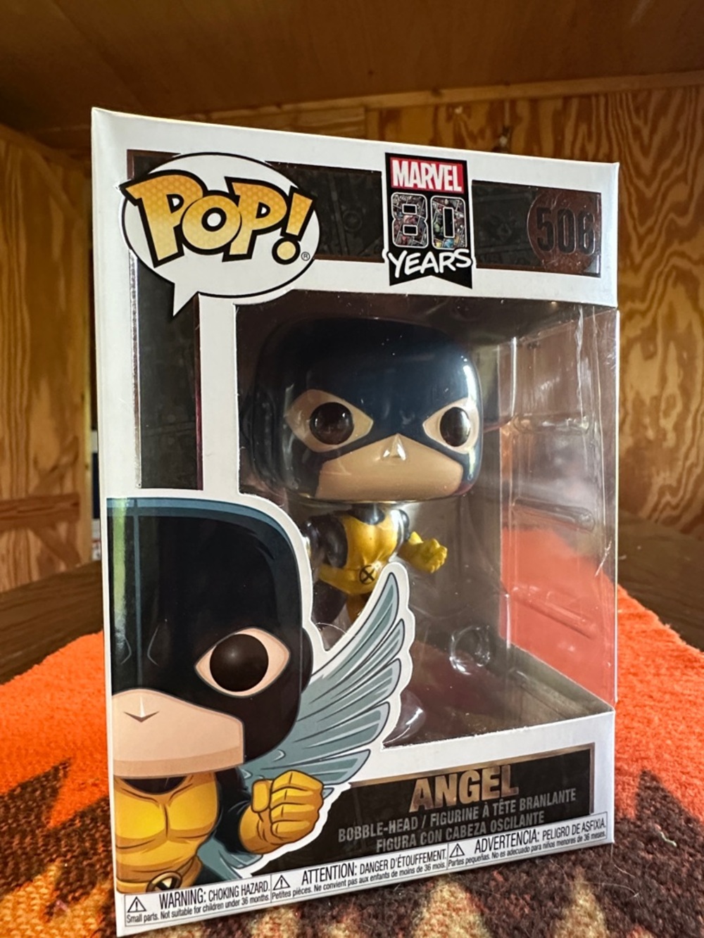 Funko POP! Marvel Angel Vinyl Figure - Yellow & Black